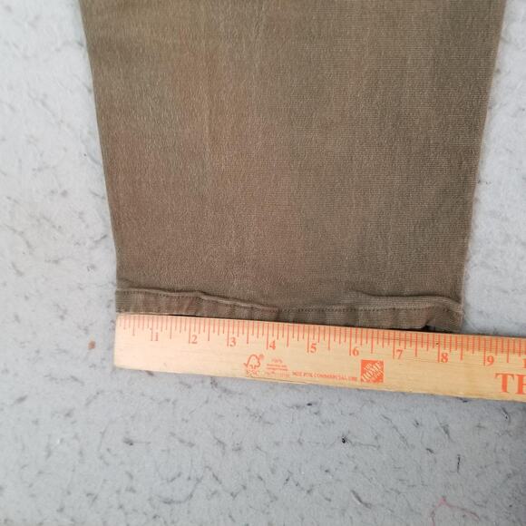 Weatherproof Vintage Pants Mens 40x30 Brown Relaxed Fit Utility Work Zip Pocket - Picture 10 of 13